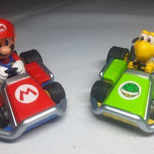 Pull and Speed Mario Kart Racers Lot of 2